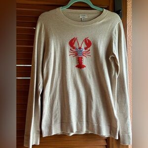 New! J. Crew Lobster Sweater